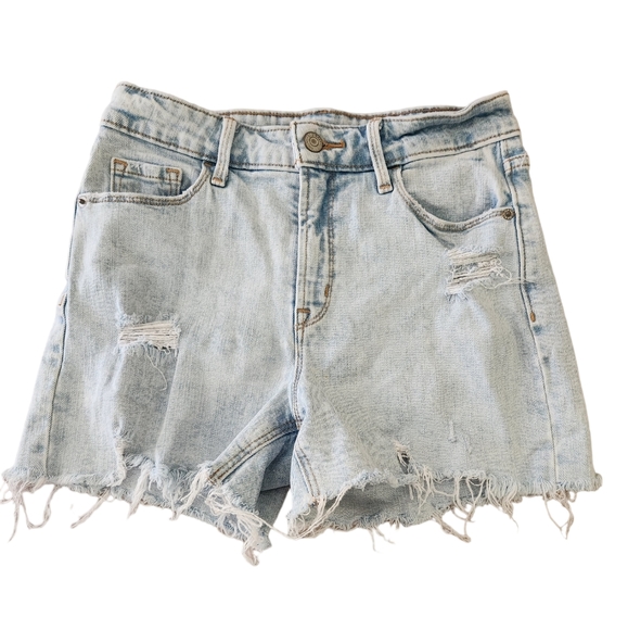 Old Navy Pants - Old Navy High Rise Distressed Denim Shorts Size 0